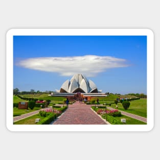 Lotus Temple. Sticker